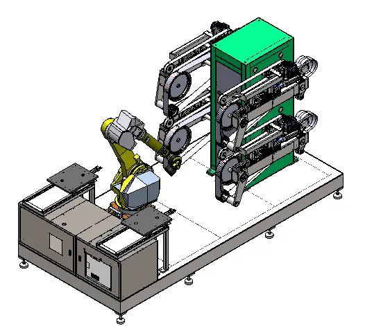 Internal Layout Structure Diagram of HLD35-F4-G2 Equipment