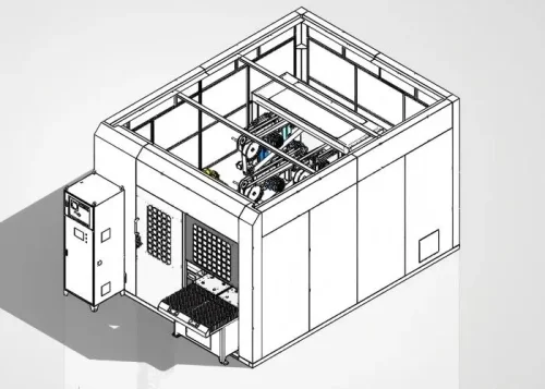 Robotic Grinding and Drilling Machine with Machine Vision