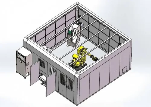 FANUC Force-Controlled Automatic Polishing System for Air Tanks