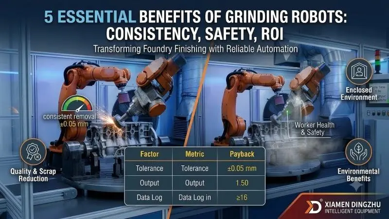 Industrial Grinding Robot: Benefits for Your Manufacturing