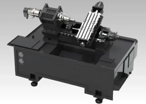 This is a standard piece of precision metal cutting machinery.