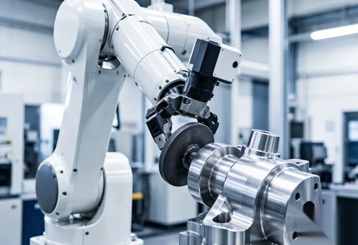 Robotic cell buffing faucet bodies