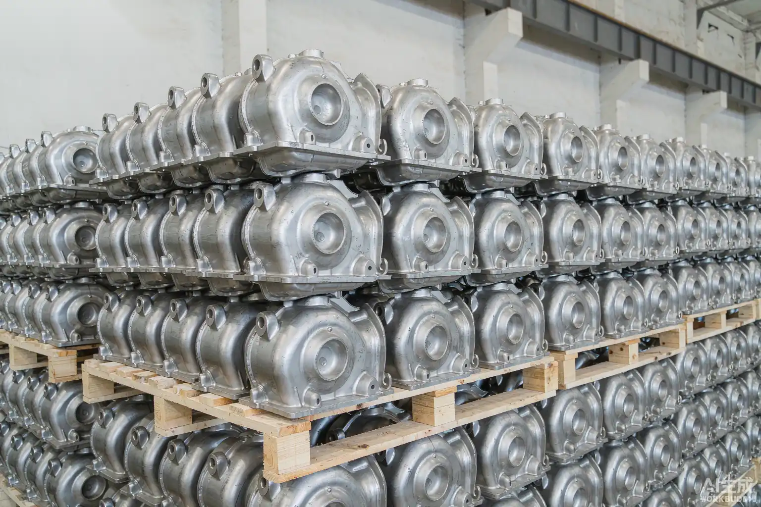 Aluminum die casting parts finished on a robotic grinding cell