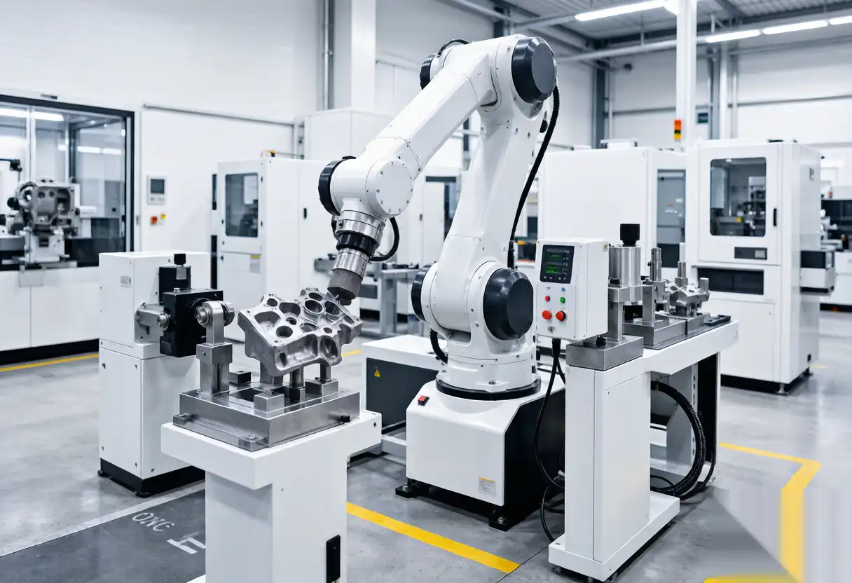 Flexible robotic grinding solutions designed for high-mix low-volume industrial manufacturing.