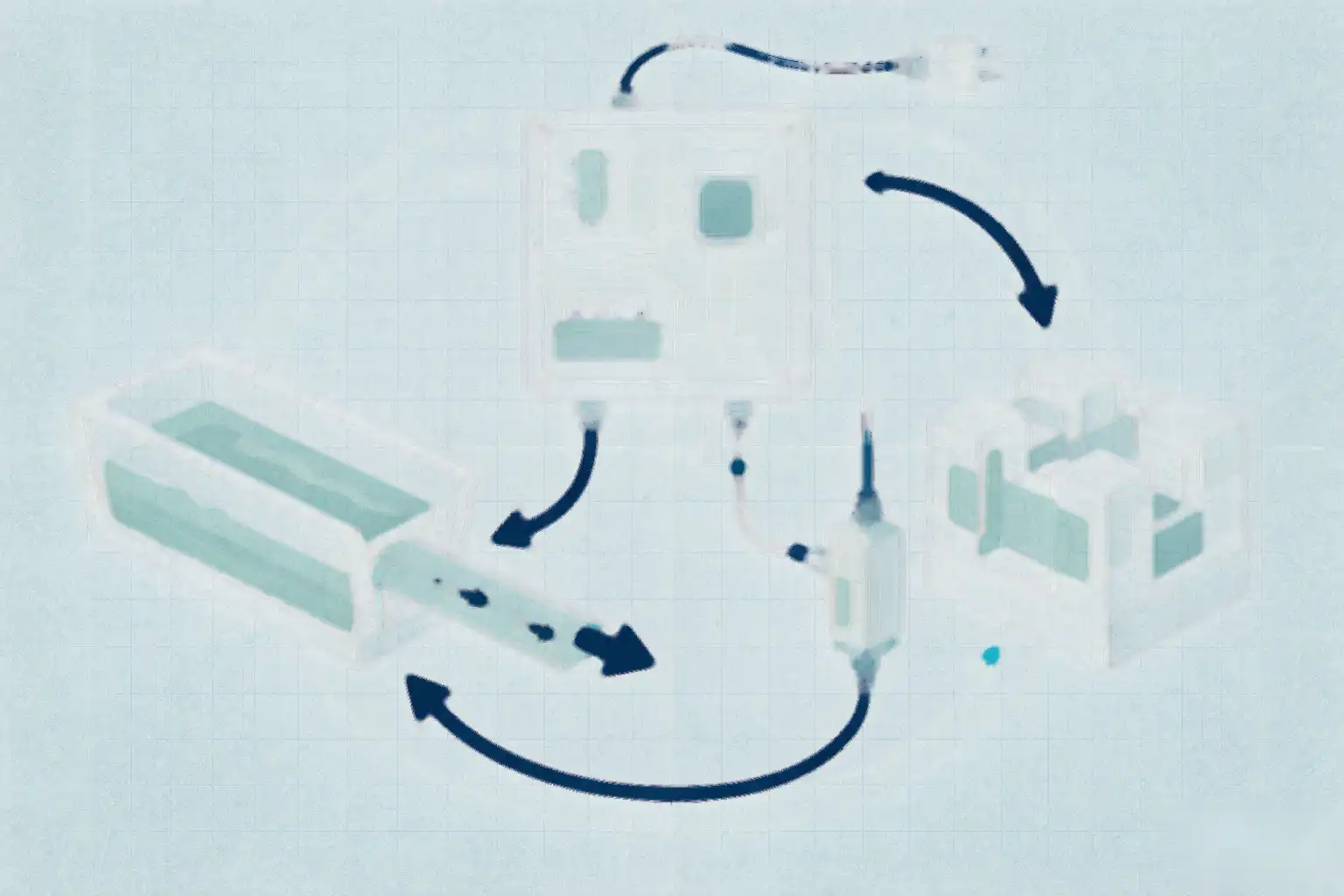 Diagram of automated die casting process control loop with recipe, sensor feedback, and consistent shot