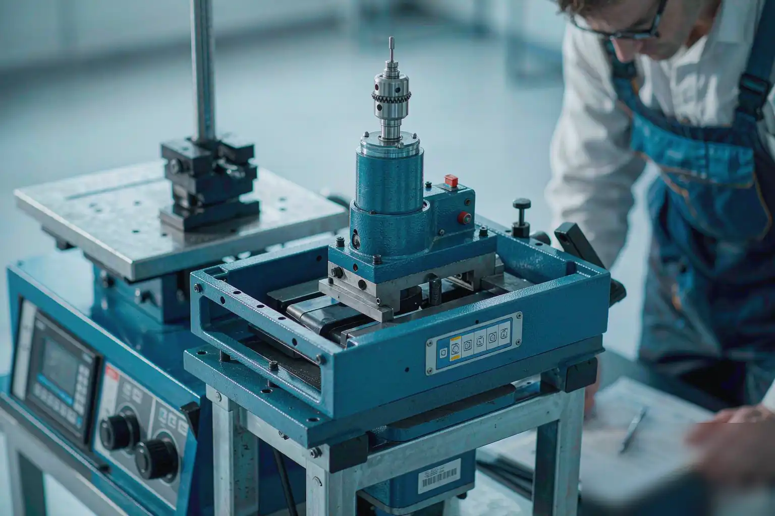 Automatic deburring machine processing metal components