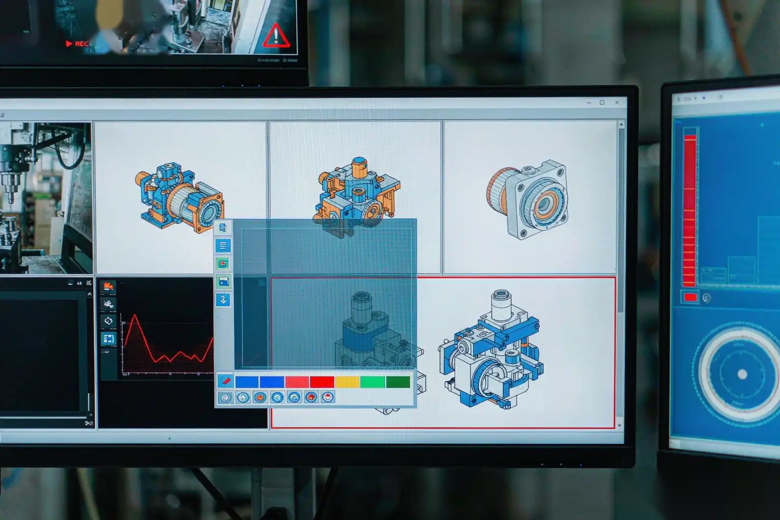 Real-time dashboards monitoring die-casting process data