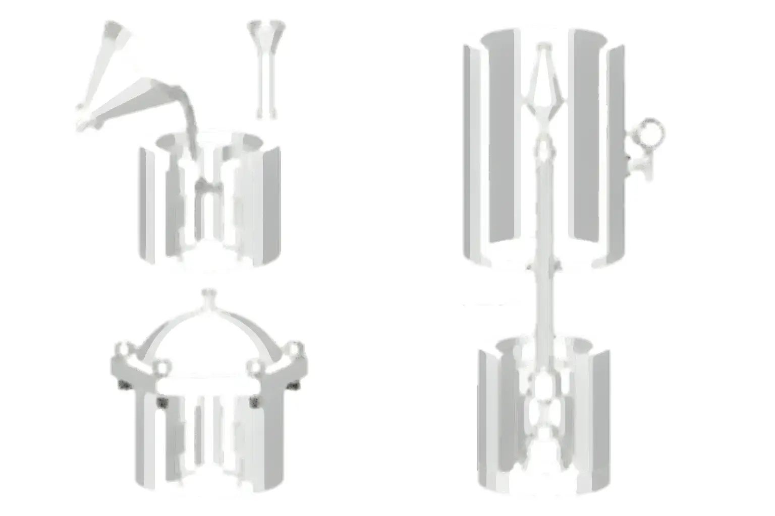 Process comparison diagram of manual pour gravity die casting versus low pressure sealed furnace filling