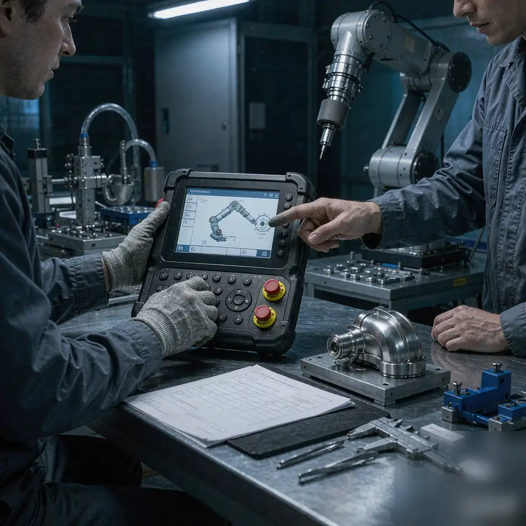 How to Train Operators for Automated Grinding and Polishing — process view