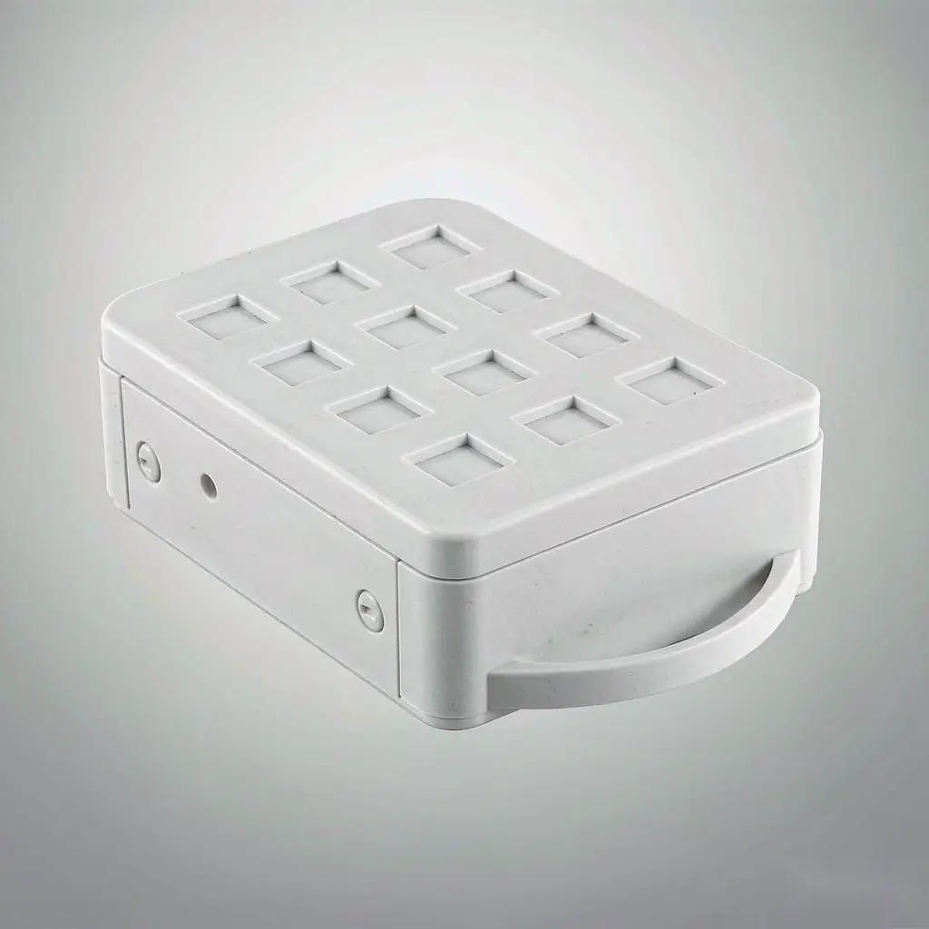 Finished electronic enclosure showing clean deburred edges and an unmarred surface
